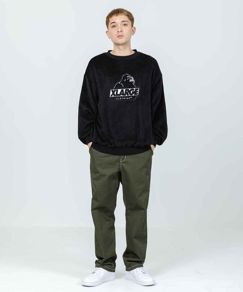 XLARGE（エクストララージ）の「SLANTED OG BOA CREWNECK（その他トップス・メンズ・ブラック/ブラウン/グリーン・S/M/L/XL）」の12枚目の写真