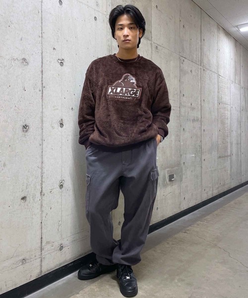 XLARGE（エクストララージ）の「SLANTED OG BOA CREWNECK（その他トップス・メンズ・ブラック/ブラウン/グリーン・S/M/L/XL）」の20枚目の写真