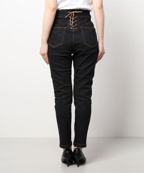 ROPE' PICNIC（ロペピクニック）の「デニムレースアップパンツ（デニムパンツ・レディース・ブラック/ネイビー/ダークブラウン・38/40/36）」の19枚目の写真