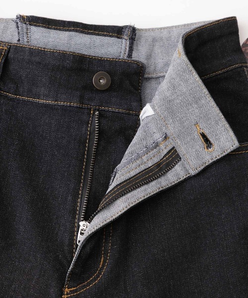 ROPE' PICNIC（ロペピクニック）の「デニムレースアップパンツ（デニムパンツ・レディース・ブラック/ネイビー/ダークブラウン・38/40/36）」の11枚目の写真