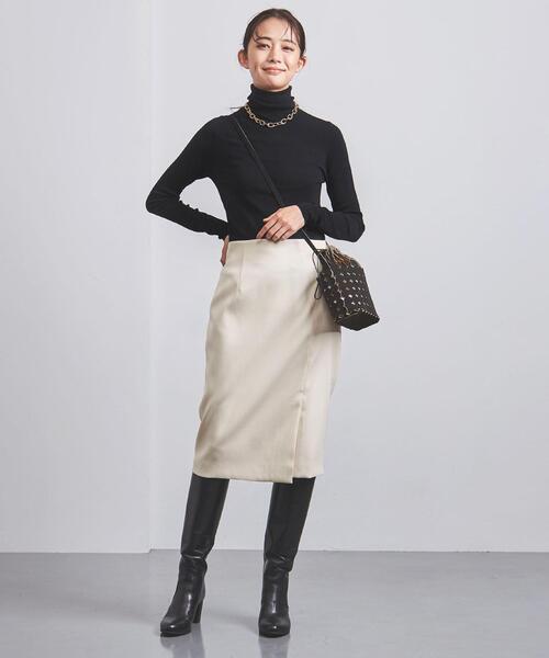 United Arrows P W ラップ タイトスカート B United Arrows P W ラップ タイトスカート B