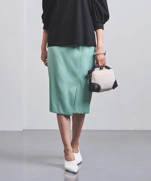 United Arrows P W ラップ タイトスカート B United Arrows P W ラップ タイトスカート B