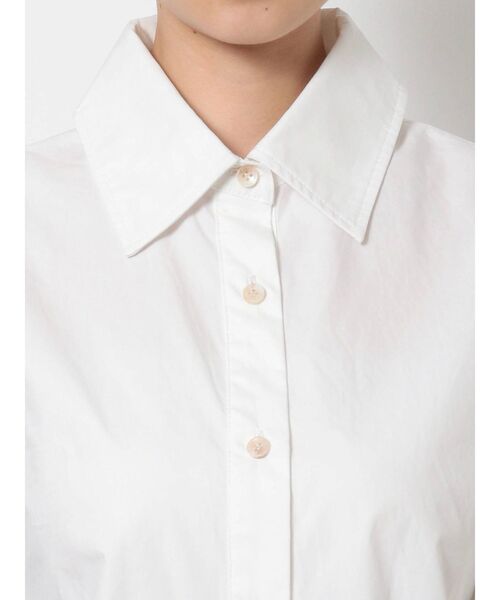 EMODA（エモダ）の「タックショルダーロングシャツ（シャツ/ブラウス・レディース・ホワイト/ブラック・FREE）」の16枚目の写真