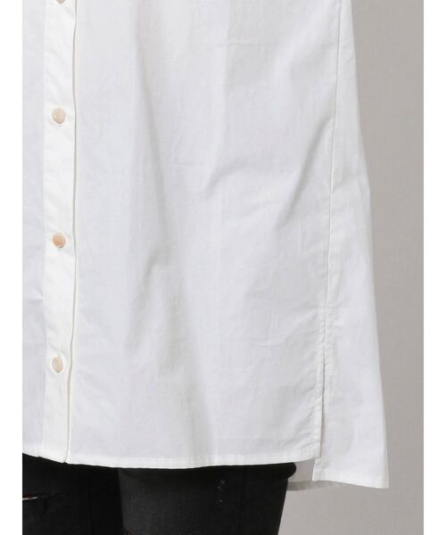EMODA（エモダ）の「タックショルダーロングシャツ（シャツ/ブラウス・レディース・ホワイト/ブラック・FREE）」の21枚目の写真