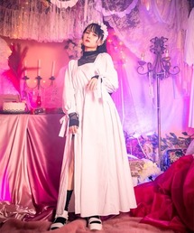 FickleBebe（フィクルベベ）の「スクエアカットスリットワンピース（ワンピース）」