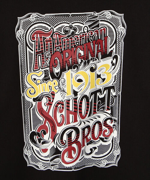 schott（ショット）の「Schott/ショット/CVC ZIP HOODIE "POLICIES AND PROCEDURES"（パーカー・メンズ・ゴールド/ブラック/パープル・MEDIUM/LARGE/X-LARGE）」の8枚目の写真