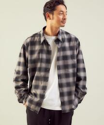 green label relaxing | ウォッシャブル ビエラ チェック ジャストルーズ シャツ -ストレッチ-(シャツ/ブラウス)
