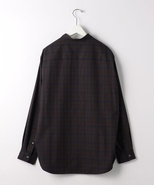 green label relaxing（グリーンレーベルリラクシング）の「ウォッシャブル ビエラ チェック ジャストルーズ シャツ -ストレッチ-（シャツ/ブラウス・メンズ・ブラック/モカ/ネイビー・L/M/S）」の13枚目の写真