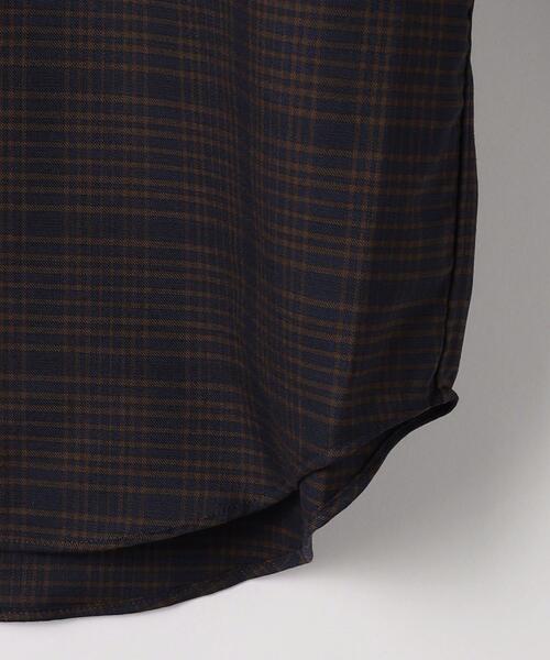 green label relaxing（グリーンレーベルリラクシング）の「ウォッシャブル ビエラ チェック ジャストルーズ シャツ -ストレッチ-（シャツ/ブラウス・メンズ・ブラック/モカ/ネイビー・L/M/S）」の15枚目の写真