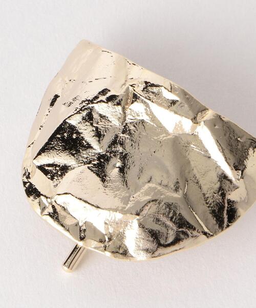 BEAUTY&YOUTH UNITED ARROWS（ビューティーアンドユースユナイテッドアローズ）の「BY タタキプレート ヘアカフ（その他ヘアアクセサリー・レディース・シルバー/ゴールド・FREE）」の4枚目の写真