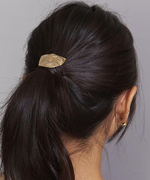 BEAUTY&YOUTH UNITED ARROWS（ビューティーアンドユースユナイテッドアローズ）の「BY タタキプレート ヘアカフ（その他ヘアアクセサリー・レディース・シルバー/ゴールド・FREE）」の7枚目の写真