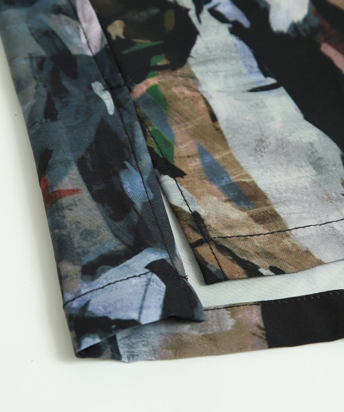 improves（インプローブス）の「総柄プリント 長袖 オープンカラーシャツ（シャツ/ブラウス・メンズ・ホワイト/ブラック/ブラウン/オフホワイト/サックスブルー/ブルー/ワイン・MEDIUM/LARGE）」の20枚目の写真