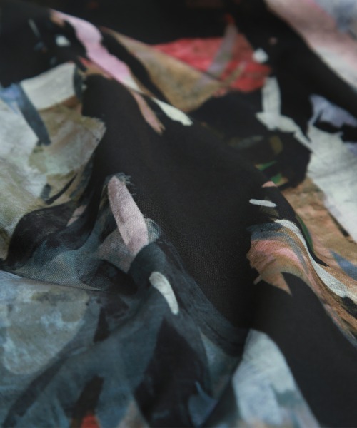 improves（インプローブス）の「総柄プリント 長袖 オープンカラーシャツ（シャツ/ブラウス・メンズ・ホワイト/ブラック/ブラウン/オフホワイト/サックスブルー/ブルー/ワイン・MEDIUM/LARGE）」の13枚目の写真