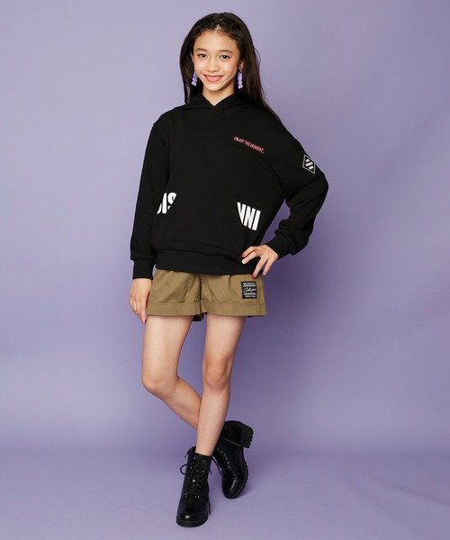 SISTER JENNI(SISTER JENNI)の「ロゴテープレースアップブーツ(ブーツ・キッズ・ブラック/ブラウン・22cm/23cm/24cm/20cm/21cm)」の4枚目の写真