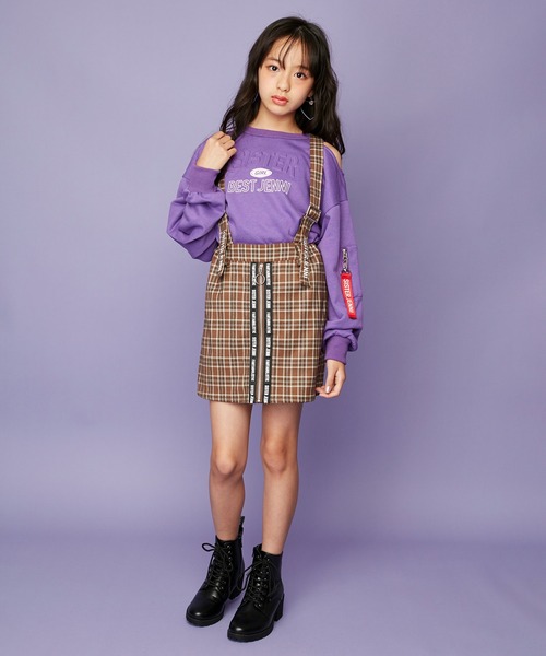 SISTER JENNI(SISTER JENNI)の「ロゴテープレースアップブーツ(ブーツ・キッズ・ブラック/ブラウン・22cm/23cm/24cm/20cm/21cm)」の3枚目の写真