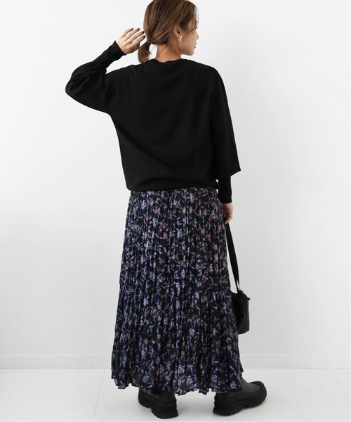 JOURNAL STANDARD relume(ジャーナルスタンダード レリューム)の「ウォッシャブルクルーネックプルオーバー◆(ニット/セーター・レディース・ブラック/ナチュラル/ボルドー・FREE)」の16枚目の写真