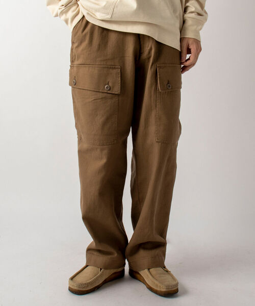 GLOSTER（グロスター）の「【GLOSTER/グロスター】AUS FATIGUE PT オーストラリア軍 ファティーグパンツ（その他パンツ・メンズ・カーキ/オリーブ/ネイビー・MEDIUM/LARGE）」の3枚目の写真