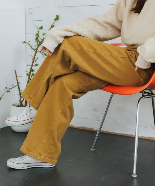 SOMETHING（サムシング）の「SOMETHING/サムシング LISA WIDE GRAY ハイライズ ワイドデニムパンツ ハイウエストデニム（デニムパンツ・レディース・グレー/グレー系その他/マスタード/ピンク/パープル/ホワイト・M/XS/S）」の6枚目の写真