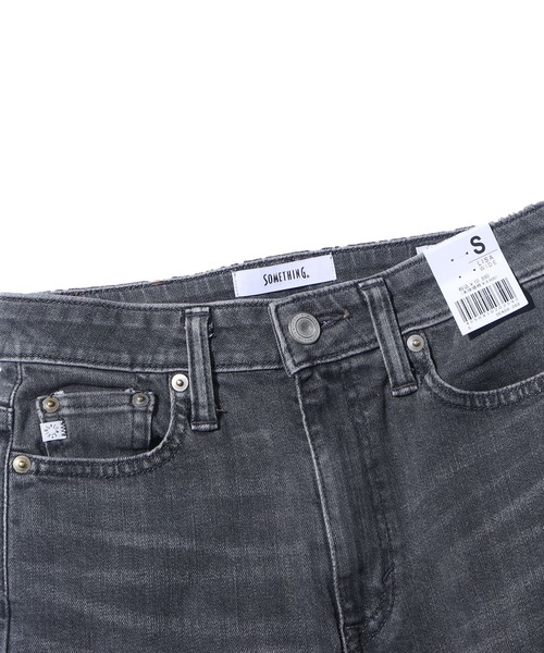 TWWデニム(XXS/S/ash-grey)x1 GYDA（ジェイダ）の「ハイウエストBOTH SIDE RIPPEDストレート