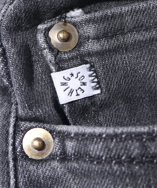 SOMETHING（サムシング）の「SOMETHING/サムシング LISA WIDE GRAY ハイライズ ワイドデニムパンツ ハイウエストデニム（デニムパンツ・レディース・グレー/グレー系その他/マスタード/ピンク/パープル/ホワイト・M/XS/S）」の15枚目の写真