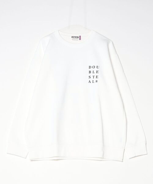 DOUBLE STEAL(ダブルスティール)の「Big Font Crew(スウェット・メンズ・ブラック/トップグレー/ホワイト・LARGE/X-LARGE/MEDIUM)」の1枚目の写真