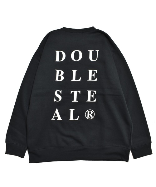 DOUBLE STEAL(ダブルスティール)の「Big Font Crew(スウェット・メンズ・ブラック/トップグレー/ホワイト・LARGE/X-LARGE/MEDIUM)」の2枚目の写真
