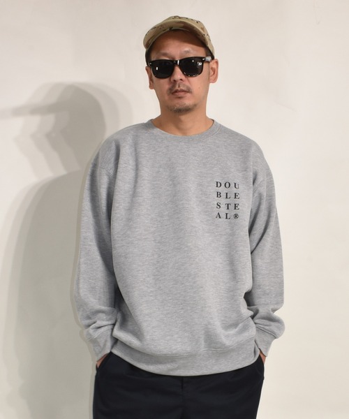 DOUBLE STEAL(ダブルスティール)の「Big Font Crew(スウェット・メンズ・ブラック/トップグレー/ホワイト・LARGE/X-LARGE/MEDIUM)」の11枚目の写真
