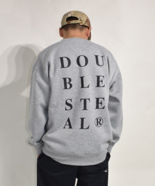 DOUBLE STEAL(ダブルスティール)の「Big Font Crew(スウェット・メンズ・ブラック/トップグレー/ホワイト・LARGE/X-LARGE/MEDIUM)」の17枚目の写真