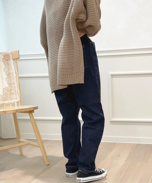 apres jour(アプレジュール)の「デニムテーパード【ZOZOTOWN限定アイテム】(デニムパンツ・レディース・ダークブルー/サックスブルー/グレー系その他/ブラック・MEDIUM/X-LARGE/SMALL)」の20枚目の写真