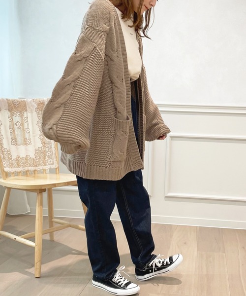 apres jour(アプレジュール)の「デニムテーパード【ZOZOTOWN限定アイテム】(デニムパンツ・レディース・ダークブルー/サックスブルー/グレー系その他/ブラック・MEDIUM/X-LARGE/SMALL)」の8枚目の写真