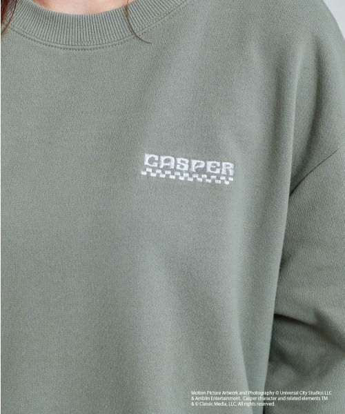 cepo(セポ)の「【CASPER】キャスパー×cepoコラボ バックプリントスウェット(スウェット・レディース・ベージュ/サックスブルー/チャコール・M)」の11枚目の写真