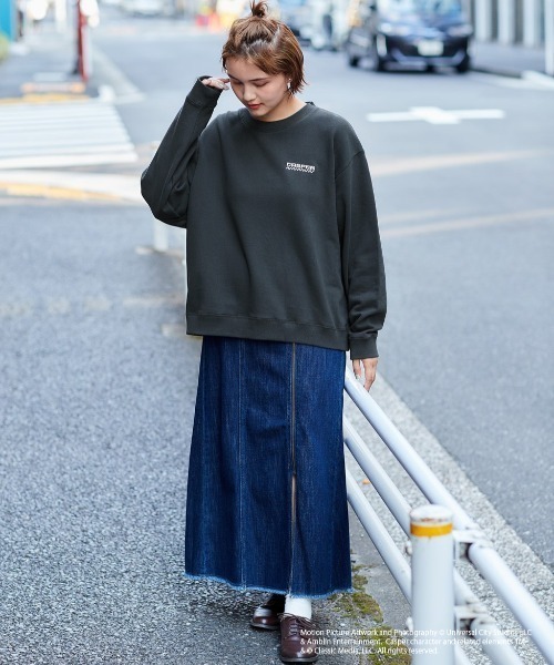cepo(セポ)の「【CASPER】キャスパー×cepoコラボ バックプリントスウェット(スウェット・レディース・ベージュ/サックスブルー/チャコール・M)」の12枚目の写真