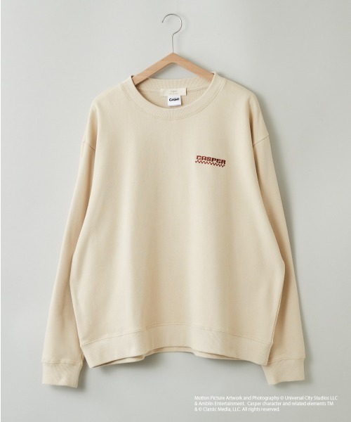 cepo(セポ)の「【CASPER】キャスパー×cepoコラボ バックプリントスウェット(スウェット・レディース・ベージュ/サックスブルー/チャコール・M)」の15枚目の写真