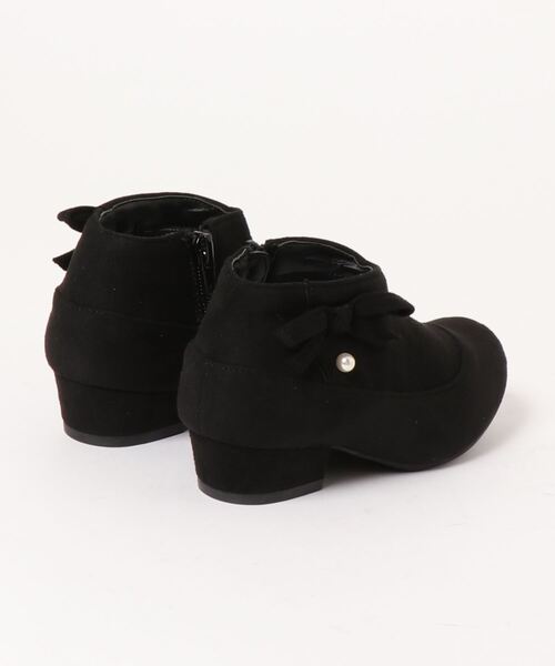 POMPKINS（ポプキンズ）の「【POMPKINS/ポプキンズ】リボンブーティ（ブーツ・キッズ・ブラック/レッド・21cm/20cm/23cm/22cm/19cm）」の3枚目の写真