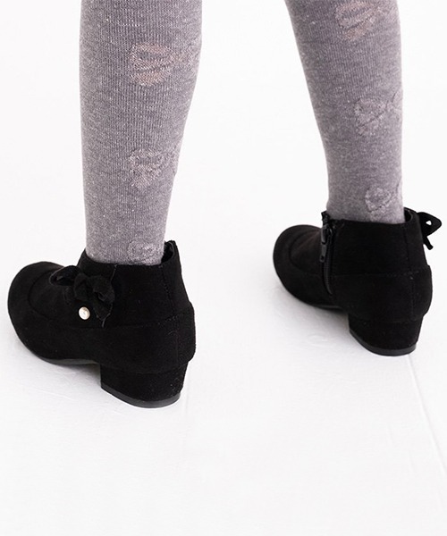 POMPKINS（ポプキンズ）の「【POMPKINS/ポプキンズ】リボンブーティ（ブーツ・キッズ・ブラック/レッド・21cm/20cm/23cm/22cm/19cm）」の6枚目の写真