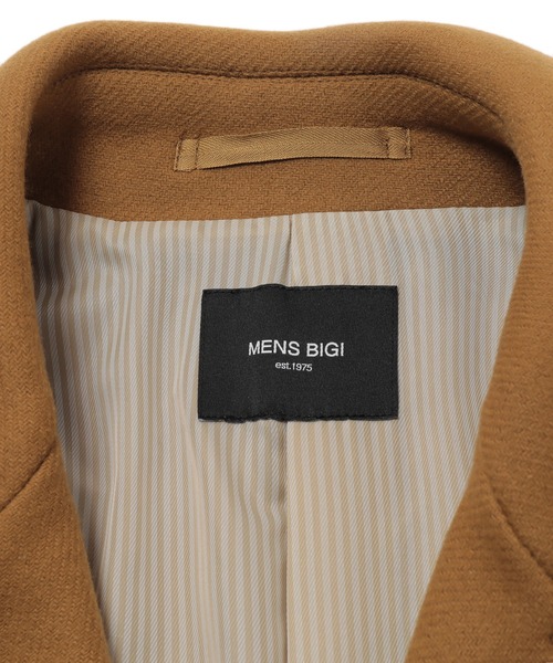 MEN'S BIGI(メンズビギ)の「<Bellandi/べランディ>ウールメルトンショートコート fabric made in italy(ピーコート・メンズ・ブラック/マスタード・01/02/03/04)」の10枚目の写真