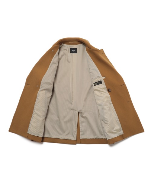 MEN'S BIGI(メンズビギ)の「<Bellandi/べランディ>ウールメルトンショートコート fabric made in italy(ピーコート・メンズ・ブラック/マスタード・01/02/03/04)」の15枚目の写真