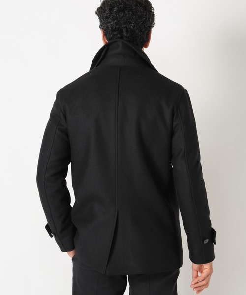 MEN'S BIGI(メンズビギ)の「<Bellandi/べランディ>ウールメルトンショートコート fabric made in italy(ピーコート・メンズ・ブラック/マスタード・01/02/03/04)」の20枚目の写真