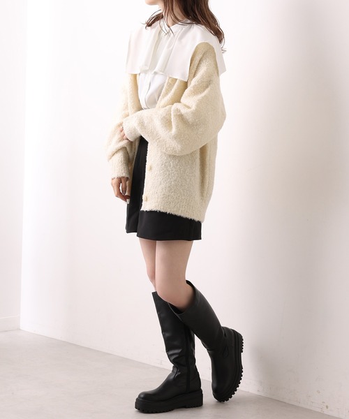 one after another NICE CLAUP（ワンアフターアナザーナイスクラップ）の「セーラーカラーブラウス（シャツ/ブラウス・レディース・ベージュ/オフホワイト/ピンク/ストライプ・FREE）」の6枚目の写真