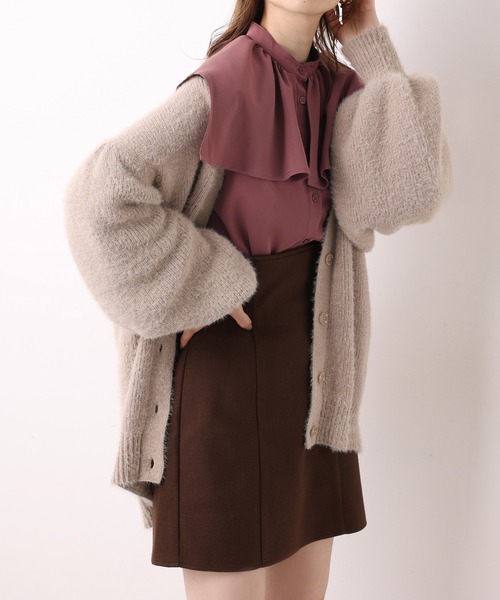 one after another NICE CLAUP（ワンアフターアナザーナイスクラップ）の「セーラーカラーブラウス（シャツ/ブラウス・レディース・ベージュ/オフホワイト/ピンク/ストライプ・FREE）」の21枚目の写真