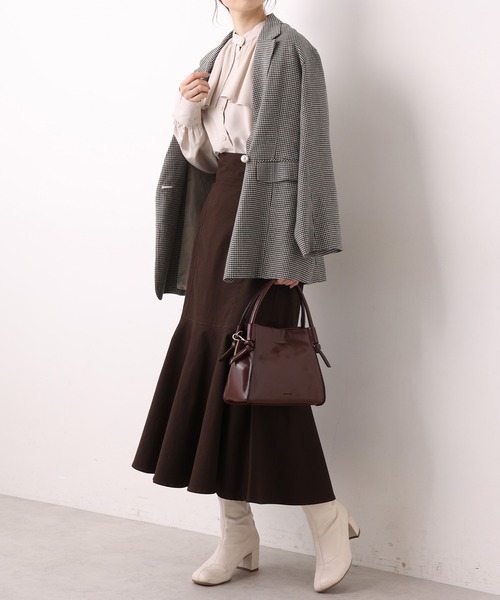 one after another NICE CLAUP（ワンアフターアナザーナイスクラップ）の「セーラーカラーブラウス（シャツ/ブラウス・レディース・ベージュ/オフホワイト/ピンク/ストライプ・FREE）」の15枚目の写真