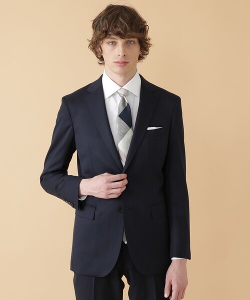 BLACK LABEL CRESTBRIDGE（ブラックレーベル・クレストブリッジ）の「【WEB限定】ネイビーソリッドスーツ（セットアップ・メンズ・ネイビー・40/38/36）」の3枚目の写真