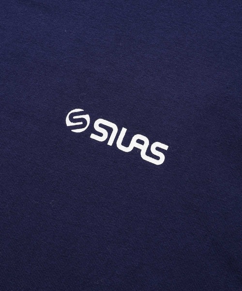SILAS(サイラス)の「BASIC OLD LOGO S/S TEE サイラスベーシックオールドロゴ半袖Tシャツ/ プリント オーバーサイズ(Tシャツ/カットソー・メンズ・ライトブルー/ネイビー/ブラック/チャコールグレー/ホワイト・LARGE/MEDIUM/X-LARGE)」の22枚目の写真