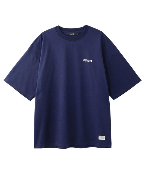 SILAS(サイラス)の「BASIC OLD LOGO S/S TEE サイラスベーシックオールドロゴ半袖Tシャツ/ プリント オーバーサイズ(Tシャツ/カットソー・メンズ・ライトブルー/ネイビー/ブラック/チャコールグレー/ホワイト・LARGE/MEDIUM/X-LARGE)」の19枚目の写真