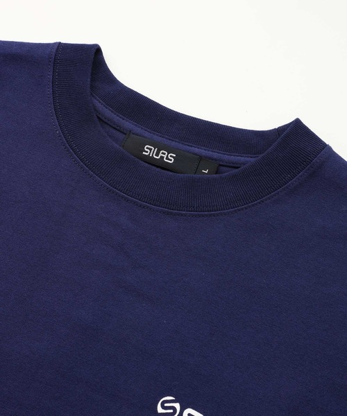 SILAS(サイラス)の「BASIC OLD LOGO S/S TEE サイラスベーシックオールドロゴ半袖Tシャツ/ プリント オーバーサイズ(Tシャツ/カットソー・メンズ・ライトブルー/ネイビー/ブラック/チャコールグレー/ホワイト・LARGE/MEDIUM/X-LARGE)」の21枚目の写真