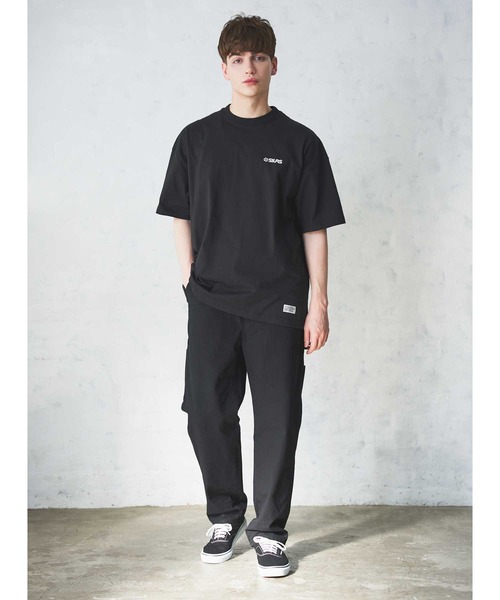 SILAS(サイラス)の「BASIC OLD LOGO S/S TEE サイラスベーシックオールドロゴ半袖Tシャツ/ プリント オーバーサイズ(Tシャツ/カットソー・メンズ・ライトブルー/ネイビー/ブラック/チャコールグレー/ホワイト・LARGE/MEDIUM/X-LARGE)」の15枚目の写真
