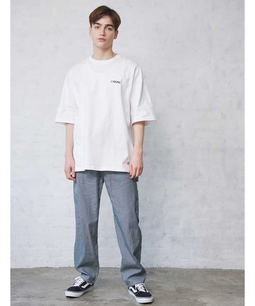 SILAS(サイラス)の「BASIC OLD LOGO S/S TEE サイラスベーシックオールドロゴ半袖Tシャツ/ プリント オーバーサイズ(Tシャツ/カットソー・メンズ・ライトブルー/ネイビー/ブラック/チャコールグレー/ホワイト・LARGE/MEDIUM/X-LARGE)」の18枚目の写真