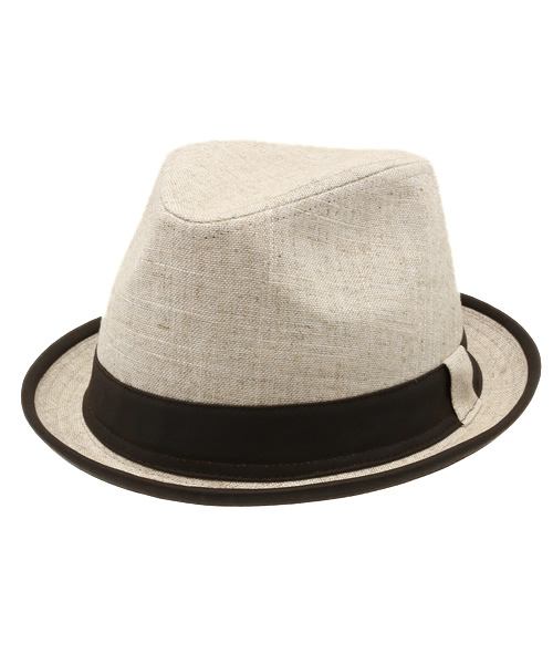 BEAMS（ビームス）の「BEAMS / リネン中折ハット（ハット・メンズ・ナチュラル/ブラック/ベージュ/ネイビー・ONE SIZE）」の2枚目の写真