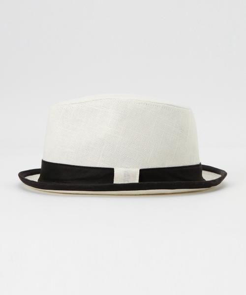 BEAMS（ビームス）の「BEAMS / リネン中折ハット（ハット・メンズ・ナチュラル/ブラック/ベージュ/ネイビー・ONE SIZE）」の9枚目の写真