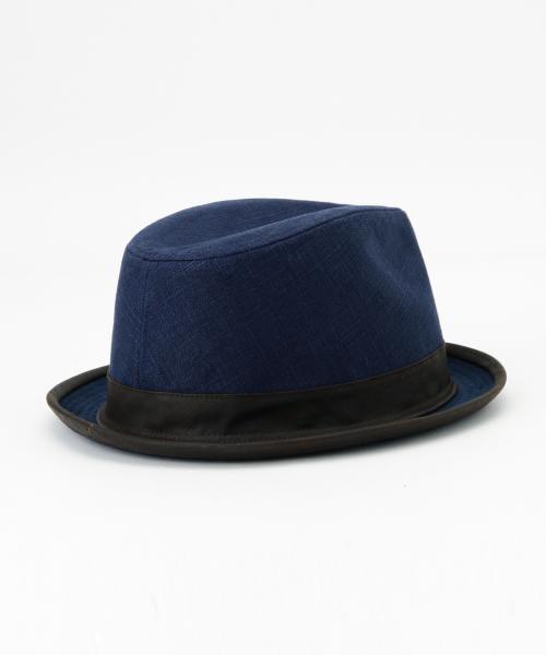 BEAMS（ビームス）の「BEAMS / リネン中折ハット（ハット・メンズ・ナチュラル/ブラック/ベージュ/ネイビー・ONE SIZE）」の18枚目の写真